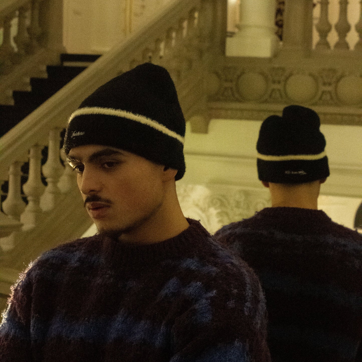 "Live our life" Mohair beanie
